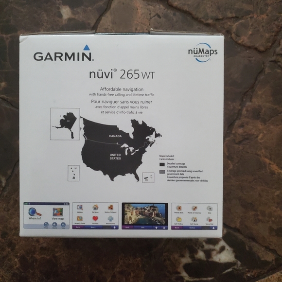 HP Garmin Nuvi 265WT GPS Navigation System plus carrying case NWT - Picture 3 of 6
